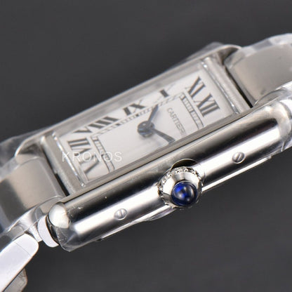 Tank Must Small 29.5mmx22mm White Dial - Authentic Movement