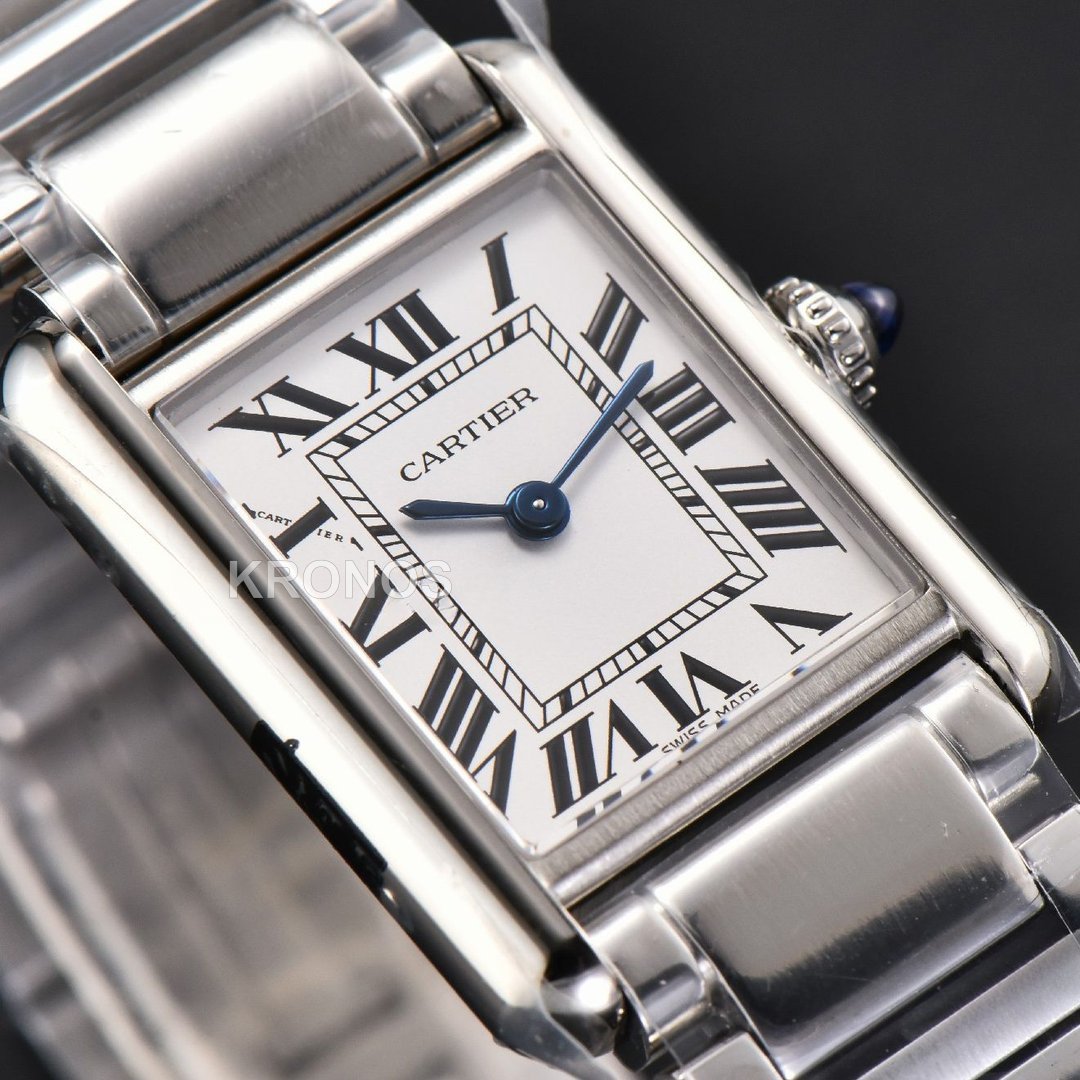Tank Must Small 29.5mmx22mm White Dial - Authentic Movement