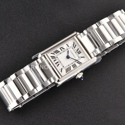 Tank Must Small 29.5mmx22mm White Dial - Authentic Movement