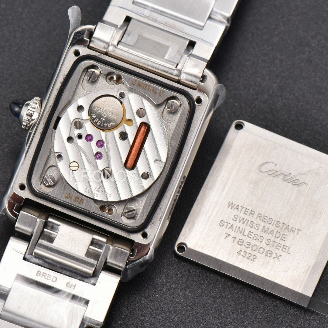 Tank Must Small 29.5mmx22mm White Dial - Authentic Movement