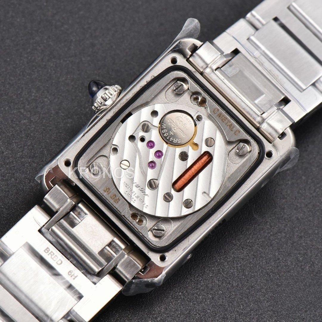 Tank Must Small 29.5mmx22mm White Dial - Authentic Movement