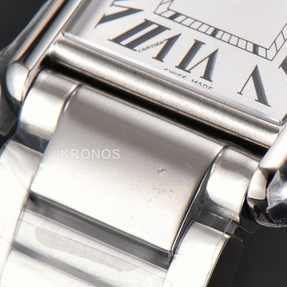 Tank Must Large 33.7mmx25.5mm White Dial - Authentic Movement