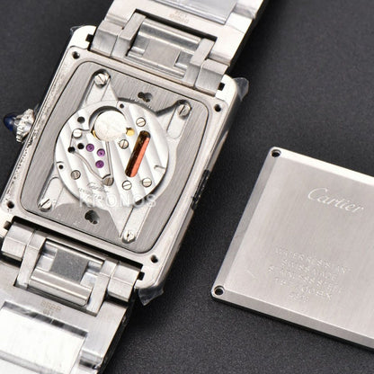 Tank Must Large 33.7mmx25.5mm White Dial - Authentic Movement