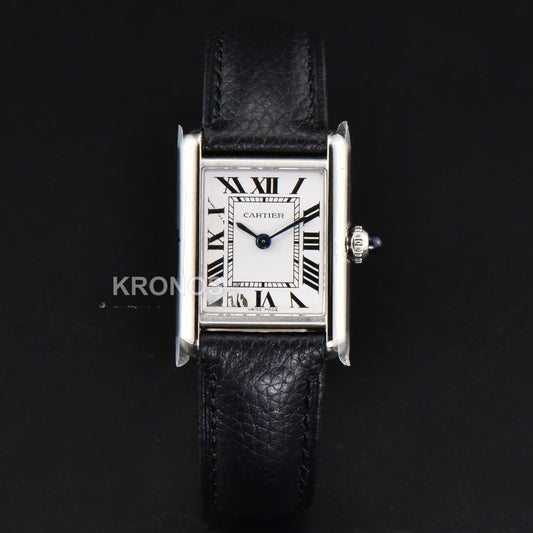 Tank Must Small 29.5×22mm White Dial - Authentic Movement