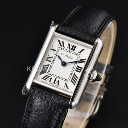 Tank Must Small 29.5×22mm White Dial - Authentic Movement