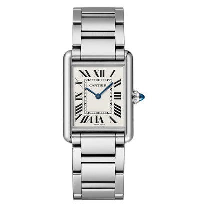 Reloj Tank Steel White Dial Kronos Relojes vista frontal