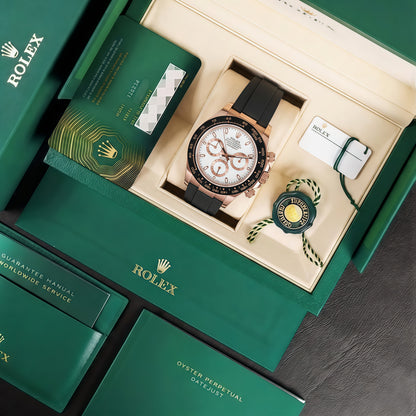 Daytona Everose – White Dial Oysterflex