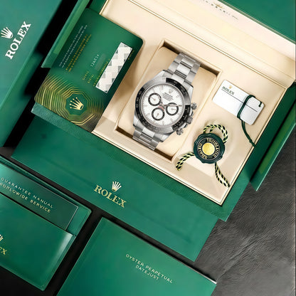 Daytona "Panda" Oystersteel – White Dial Oyster