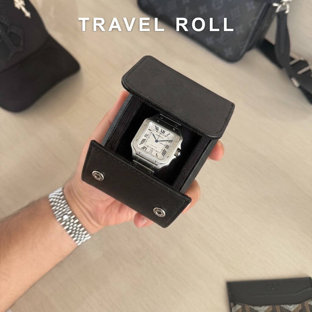 Santos Steel – White Dial - Travel Roll
