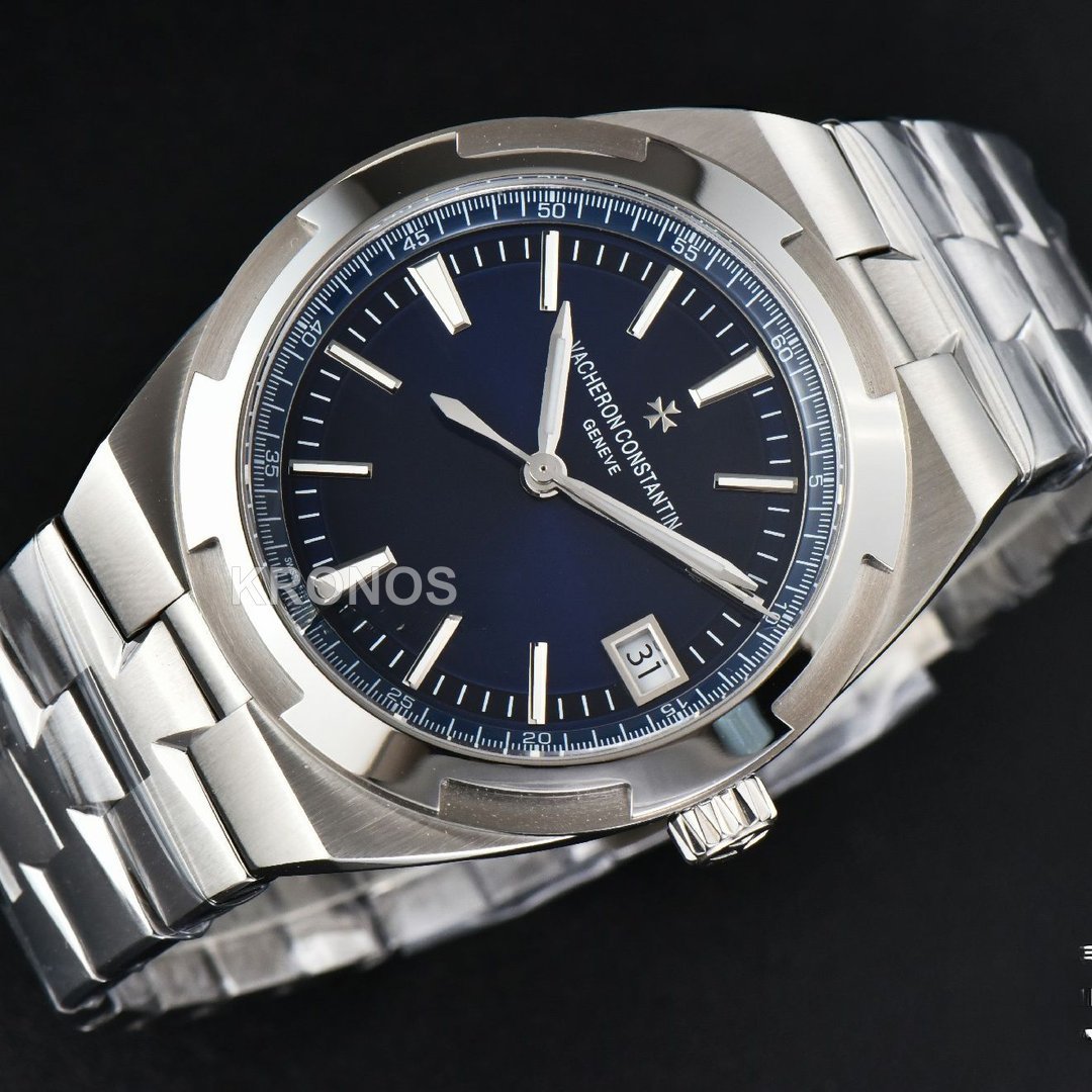 Overseas 4500v 41mm Blue Dial - Authentic Movement