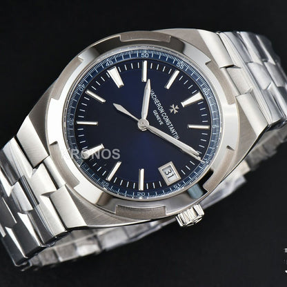 Overseas 4500v 41mm Blue Dial - Authentic Movement