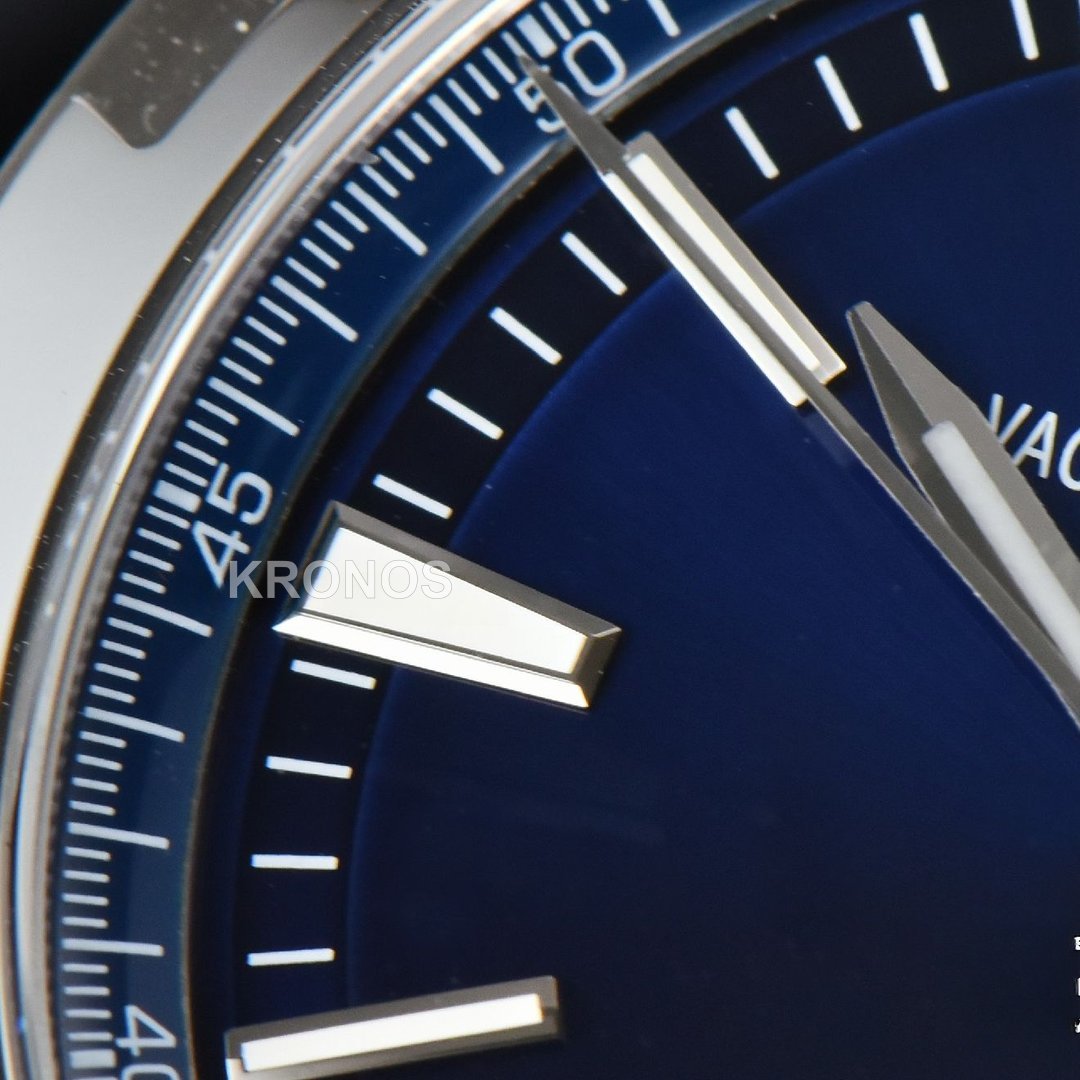 Overseas 4500v 41mm Blue Dial - Authentic Movement