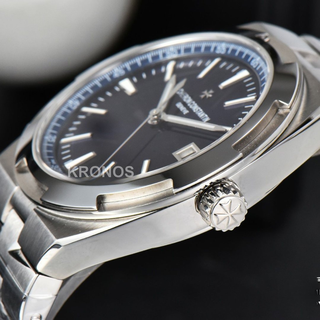 Overseas 4500v 41mm Blue Dial - Authentic Movement