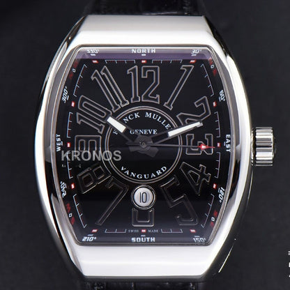 Vanguard 45mm Black Dial Black - Authentic Movement