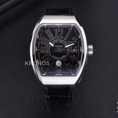 Vanguard 45mm Black Dial Black - Authentic Movement