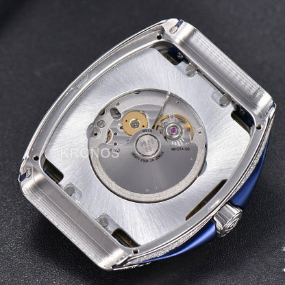 Vanguard Full Diamonds Blue Dial Blue - Authentic Movement