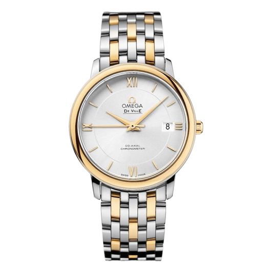 De Ville Prestige Two-Tone - White Dial Tipo Omega