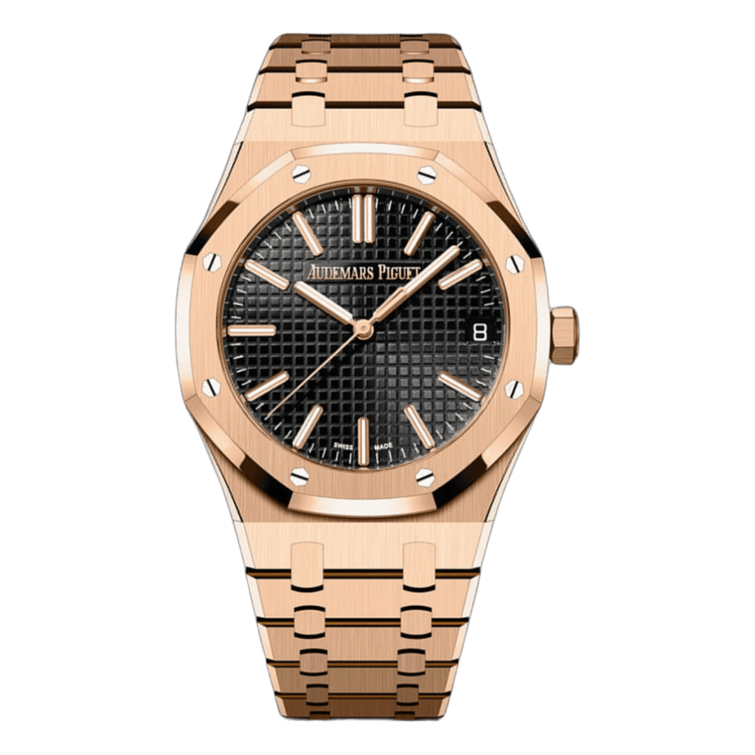 Royal Oak Rose Gold – Black Dial Type AP